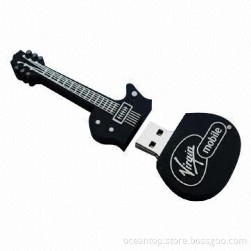 Soft PVC Guitar USB Flash Drives